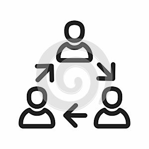 Selecting User icon vector