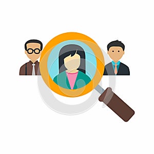 Selecting User icon vector image.