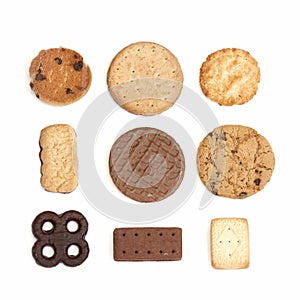 Selection of biscuits