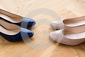 Selection of bridal shoes for her