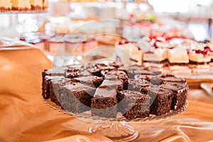 Selection of cakes and pastry
