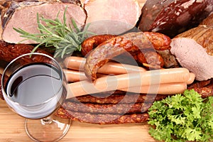 Selection of cold meat