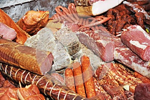 Selection of cold meat