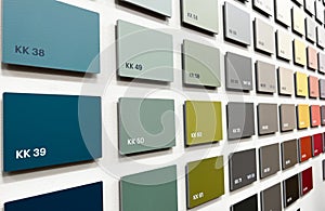 selection of colors from the kerakoll spa color collection line photo