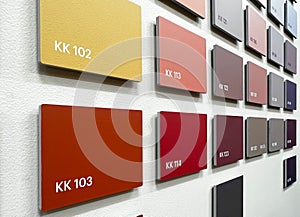 selection of colors from the kerakoll spa color collection line photo