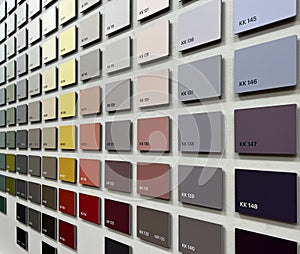 selection of colors from the kerakoll spa color collection line photo