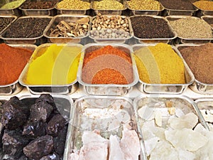 Selection of different spices