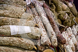 Selection of French Sausages