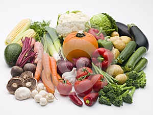 Selection Of Fresh Vegetables