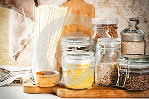 Selection of gluten-free products