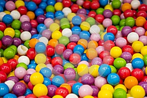 Selection of gumballs photo