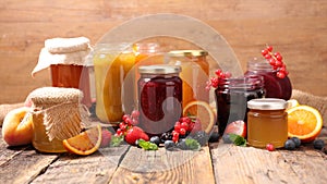 Selection of jam