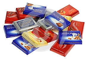 Lindt chocolate bars