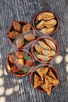 Middle eastern deep fried snacks