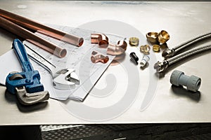 Selection of Plumbers Tools and Plumbing Materials