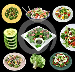 Selection Of Salads photo