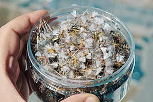 A selection of Traditional Trout Fishing Flies in Fly Box