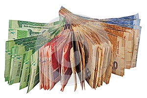 Selection of Used South African Bank Notes