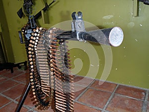 Selection of war guns