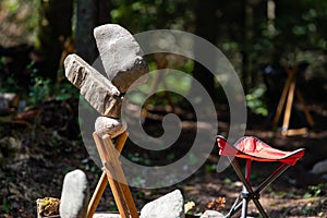 Selective focus of Balanced Stones