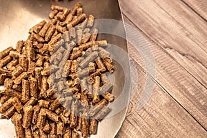 selective focus, biomass pellets ecological combustible for stoves