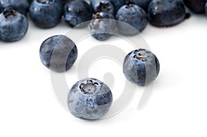 Selective Focus on Blueberry