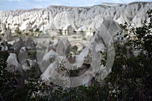 Selective focus and depth of field in touristic scenery.