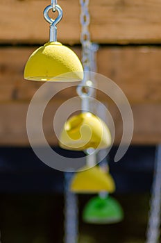selective focus, detail of a obstacle in a ocr race course, extreme sport event competition