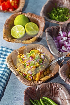 selective focus of famous bengali dish \