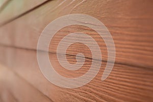Selective focus Pattern of Synthetic Wood wall  texture background