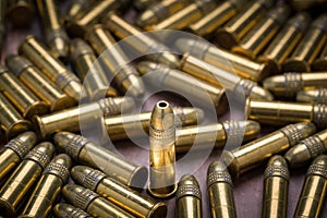 Selective focus on a single 22 caliber rimfire