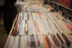 Selective focus of vinyl records