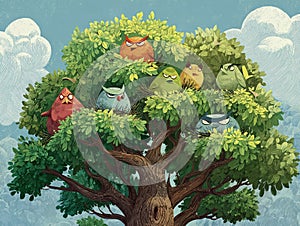 A Selective Tree Observing the Intricate BirdTree Relationship and the Reasons Behind it