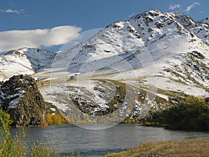 Selenge river - Mongolia landscape