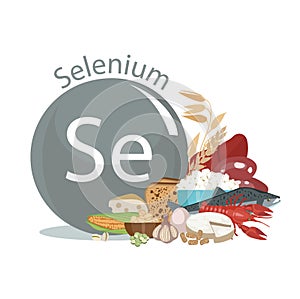 Selenium. Composition from natural organic products