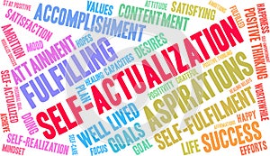 Self-Actualization Word Cloud
