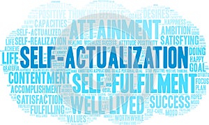 Self-Actualization Word Cloud