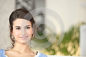 Self assured young woman photo