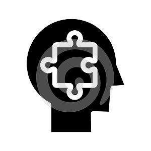 Self - awareness icon, vector illustration