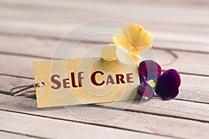 Self care tag