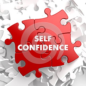 Self Confidence on Red Puzzle.