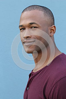 Self-confident male with a nice look