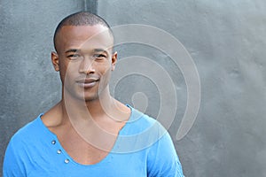 Self-confident male with a nice look