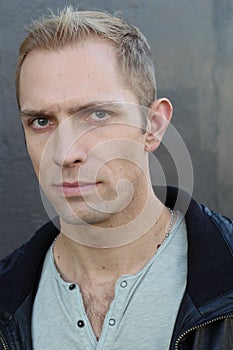 Self-confident male with a nice look