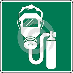 Self-Contained Breathing Apparatus Sign