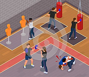 Self Defence Illustration