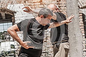 Self defense techniques against a gun