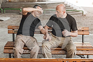 Self defense techniques against a gun