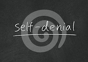 Self denial