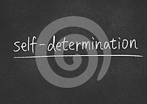 Self determination